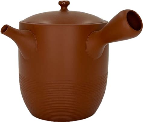 Chanoma Tea Pot Large Ceramic / Brown - GreenerGrassDesign