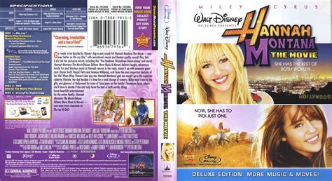 Tudo Capas 04: Hannah Montana The Movie (2009) R1 - Cover Blu-Ray Movie