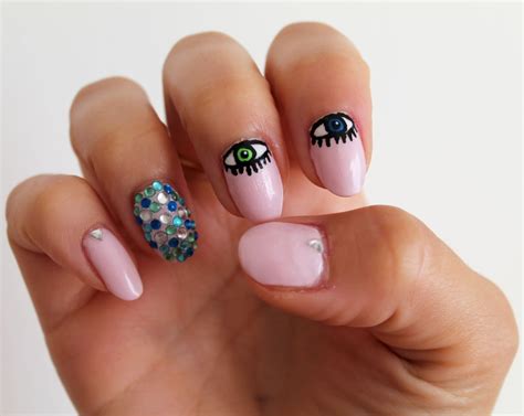 Evil Eye Nail Art Revisited - Monica Hayworth