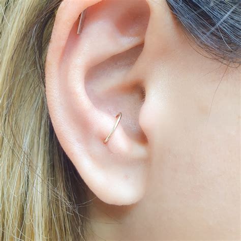 Anti Tragus Earring Anti Tragus Fake Ear Cuff Fake Anti - Etsy