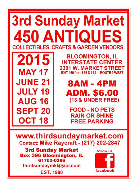 3rd Sunday Market | Marketing, Bloomington, Sunday