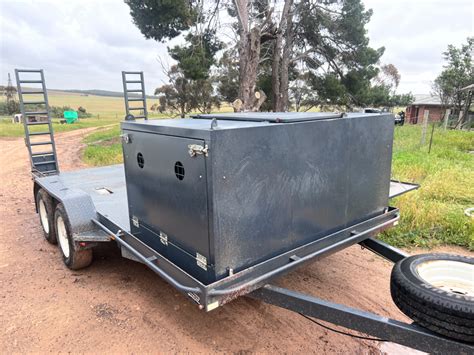 Lot 200 - Dual Axle 4.8x2 Metre Trailer | AuctionsPlus