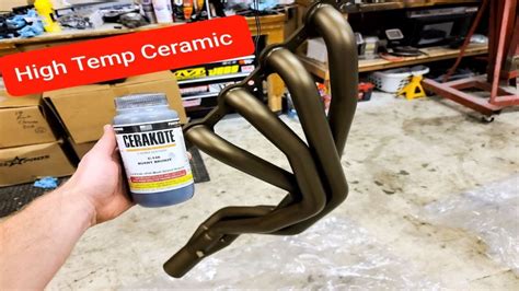 Cerakote Exhaust Headers No Bake Ceramic - Ceramic Coating Corvette Headers - YouTube