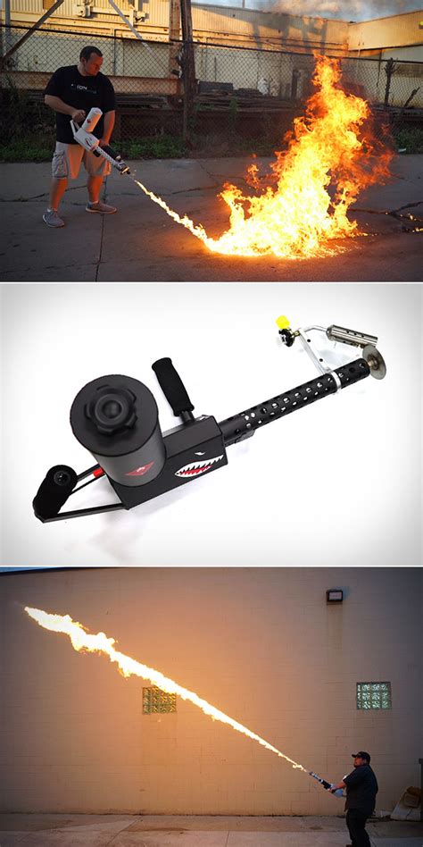 This is Not a Video Game, Just the World's First Handheld Flamethrower - HIGH T3CH