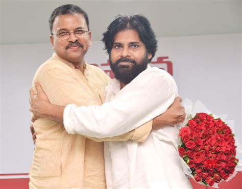 Ex-CBI JD Lakshmi Narayana Joins JanaSena Party In Presence Of Party Chief Pawan Kalyan ...