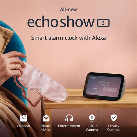 Amazon Echo Show 5 3rd Gen Smart display with deeper bass and clearer ...