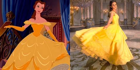 How Belle's Iconic Yellow Dress Was Made for Emma Watson | Yellow dress, Emma watson belle dress ...