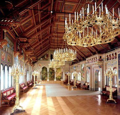 Neuschwanstein Minstrel's hall | Neuschwanstein castle, Castles interior, Inside castles