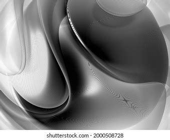 3d Render Abstract Art Black White Stock Illustration 2000508728 | Shutterstock