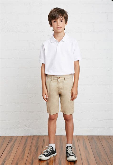 Boys School Uniform Shorts (Kids) | Kids outfits, Boys school uniform ...