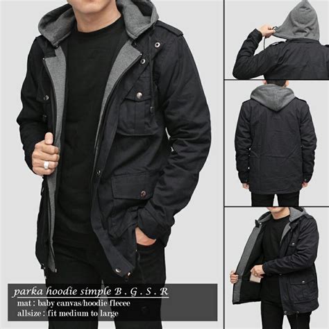 Jaket Parka / Jaket Parka Hoodie / Jaket Pria / Jaket Gunung / Jaket ...