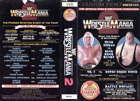 WWF Wrestlemania 2 | VHSCollector.com