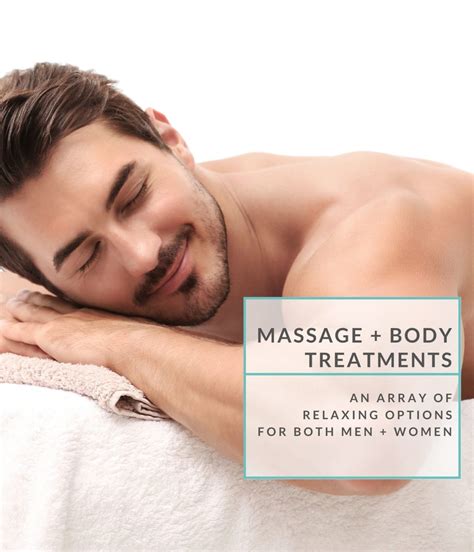 Massage & Body Treatments | Relaxing & Customizable Spa Services