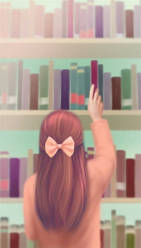 Anime Girl Reading Books Wallpapers - Wallpaper Cave