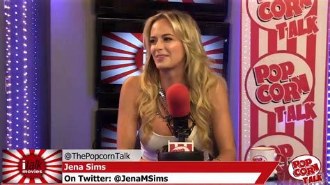 Jena Sims discusses Three-Headed Shark Attack on iTalk Movies - YouTube