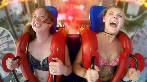 Slingshot Ride Hot Girls Funny Fails - YouTube