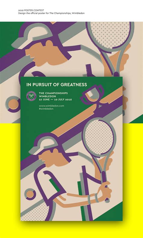 2016 POSTER CONTEST. The Championships, Wimbledon on Behance