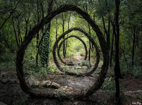 Artist Spent One Year In The Woods Creating Surreal Sculptures From Organic Materials | Bored Panda