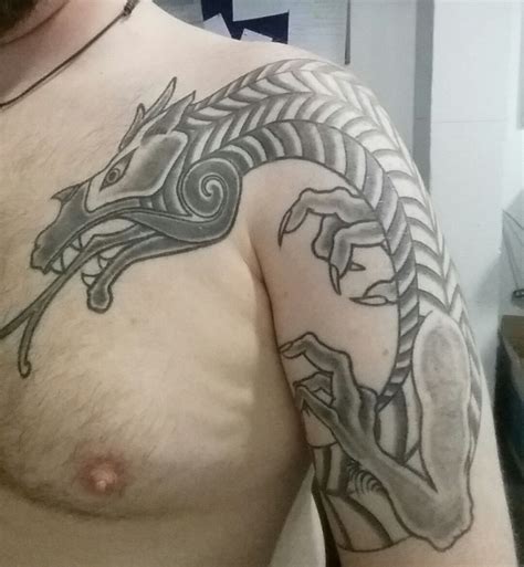 My jörmungandr inspired tattoo | Tattoos, Norse tattoo, Inspiration