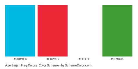 Azerbaijan Flag Colors » Country Flags » SchemeColor.com