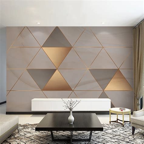 Bacaz-Concrete-Texture-Modern-Geometric-Wallpaper-for-Living-Room-Sofa-Background-3d-Wall-Mural ...