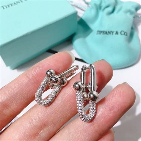 Tiffany Hardwear Link Earrings In Diamonds – Technapology