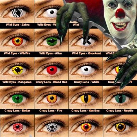 Details about CRAZY Coloured Contact Lenses Kontaktlinsen color contacts lens color halloween ...