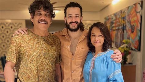 Nagarjuna celebrates his 63rd birthday with wife Amala, son Akhil, see PIC | Bollywood Bubble