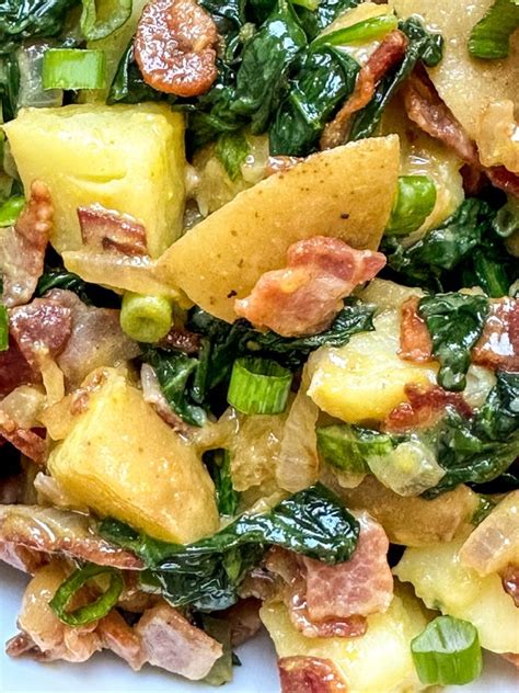 Potato Salad with Bacon | Maple Mustard Dressing