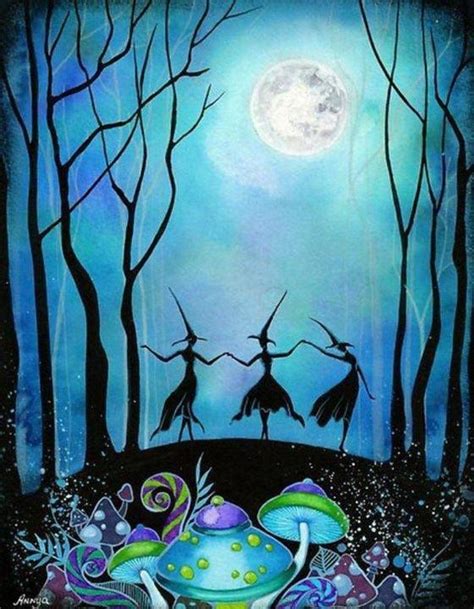 Dancing Witch | Halloween art, Halloween painting, Witches dance