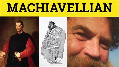 🔵 Machiavellian - Machiavellian Meaning - Machiavelli Examples - Machiavellian Definition - YouTube