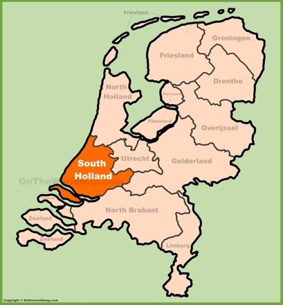 South Holland Maps | Netherlands | Maps of South Holland province