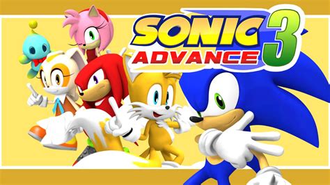 Sonic Advance 3 - The Intro (3D Animation) - YouTube