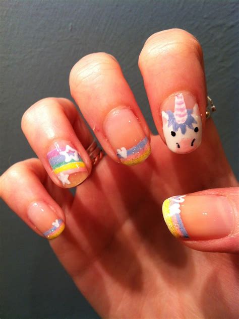 Cutie-cle | Unicorn nail art, Unicorn nails designs, Unicorn nails