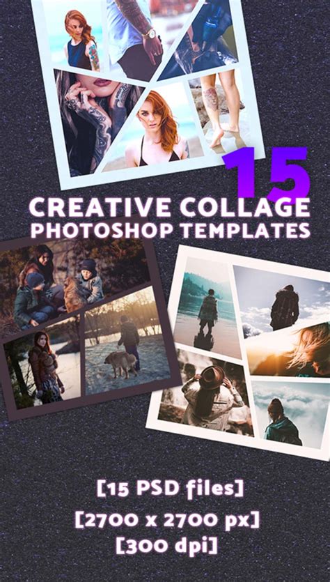 35 Best Photoshop Collage Templates