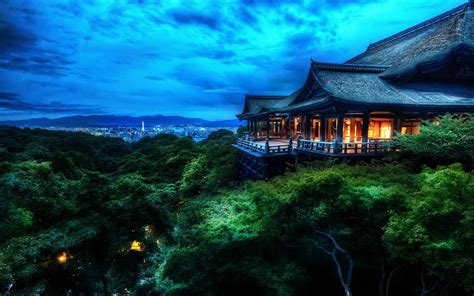 Green leafed trees, city, cityscape, HDR, Japan HD wallpaper ...