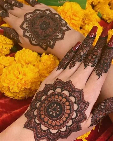 Bridal Mandala Mehndi Designs for Back Hand - K4 Fashion