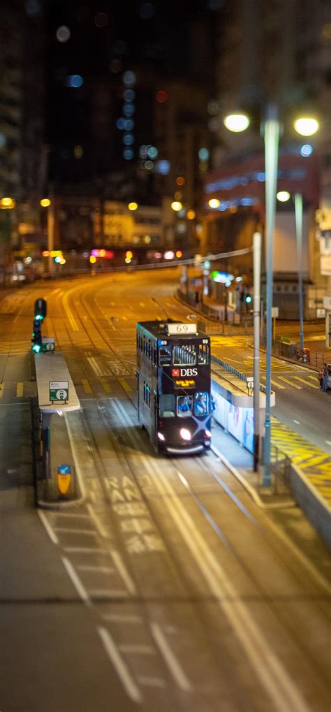 Night Tram, Hong Kong : r/tiltshift