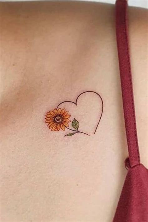 28 Attractive Sunflower Tattoo Ideas You'll Want Forever - 194 Mom Tattoos, Line Tattoos, Body ...