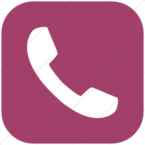 Pink Phone Icon #197664 - Free Icons Library