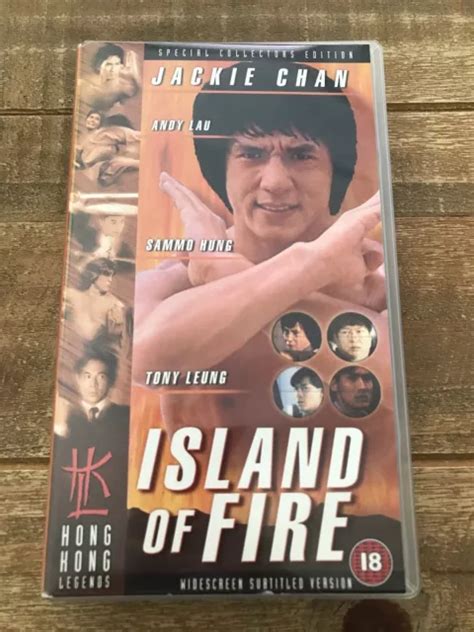 ISLAND OF FIRE VHS Video Jackie Chan Widescreen Subtitles Collectors Edition $9.68 - PicClick
