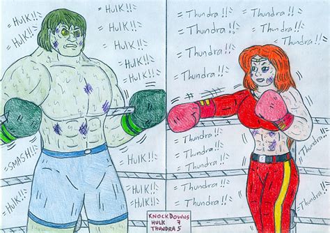 Boxing Hulk vs Thundra by Jose-Ramiro on DeviantArt