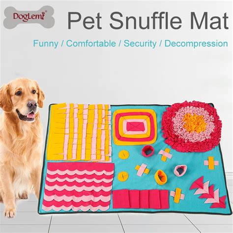 Machine wash Pet Snuffle Mat Originality Dog Bite Training Mat Stress Release Nosework Blanket ...