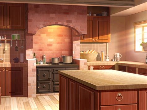 Clean and Ready Kitchen Background