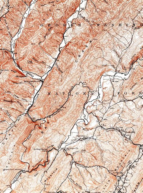 Topographical Map of VA monterey Topographic Map, Monterey, Grand Canyon, Maps, Grands, Natural ...