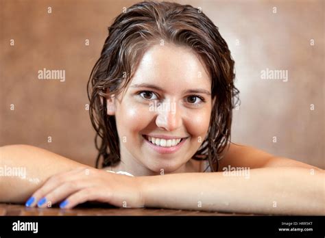 People relaxing in a spa Stock Photo - Alamy