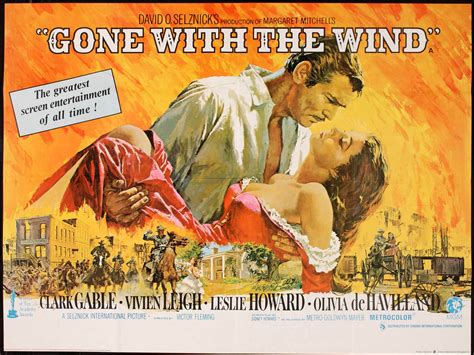 Gone with the Wind 1939 Horizontal Movie Poster | Etsy