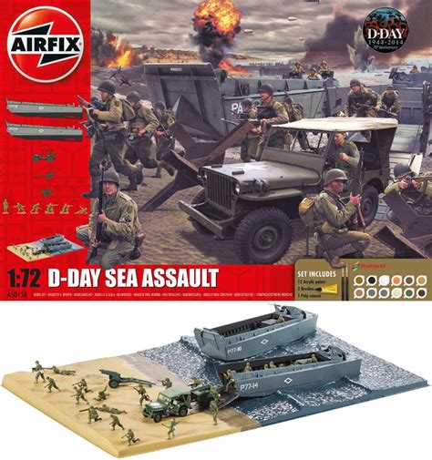 Airfix A50156A D-Day Sea Assault World War 2 Gift Set 1/72