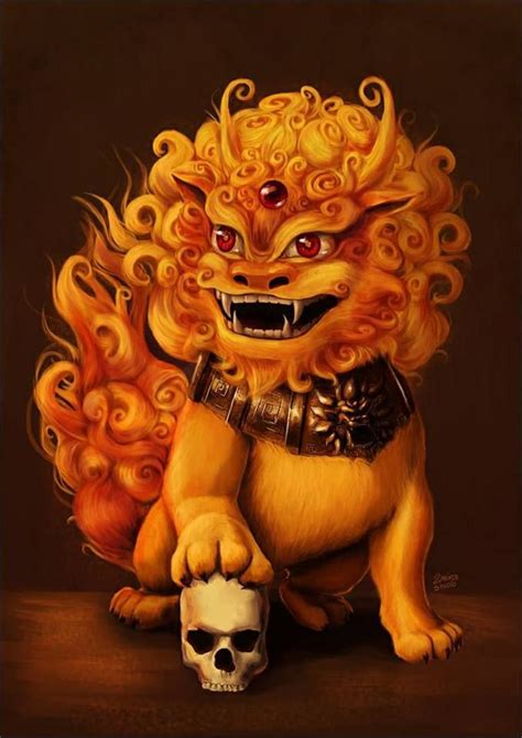 Called a "lion-dog," the KOMAINU would be placed to either side of the entrance to a particular ...