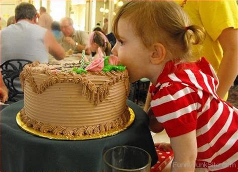 Funny Baby Pictures » Funny Baby Girl Eating Cake